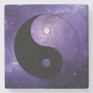 Posavasos De Piedra Cielo nocturno de Yin yang