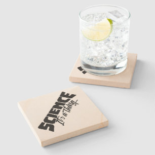 Posavasos De Piedra Ciencia (Es algo)