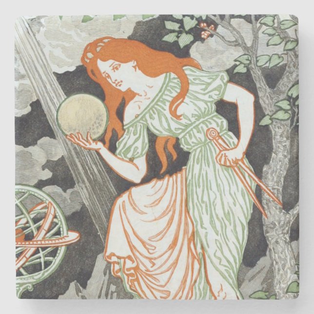 Posavasos De Piedra Científica (Mujeres en Ciencia y Tecnología) (STEM (Anverso)