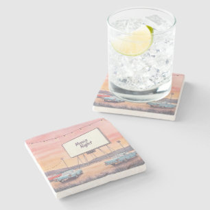 Posavasos De Piedra Cine Drive In