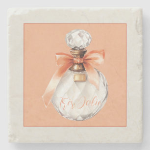 Posavasos De Piedra Cinta para frasco de perfume Très Jolie (muy bonit