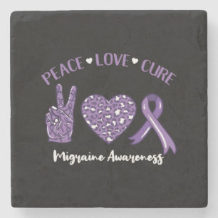 Posavasos De Piedra Cinta para la conciencia de la migración por amor