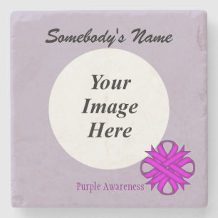 Posavasos De Piedra Cinta violeta de Kenneth Yoncich