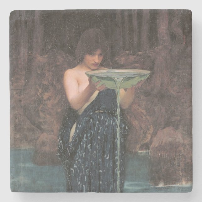 Posavasos De Piedra Circe Invidiosa (mitología griega clásica) (Anverso)