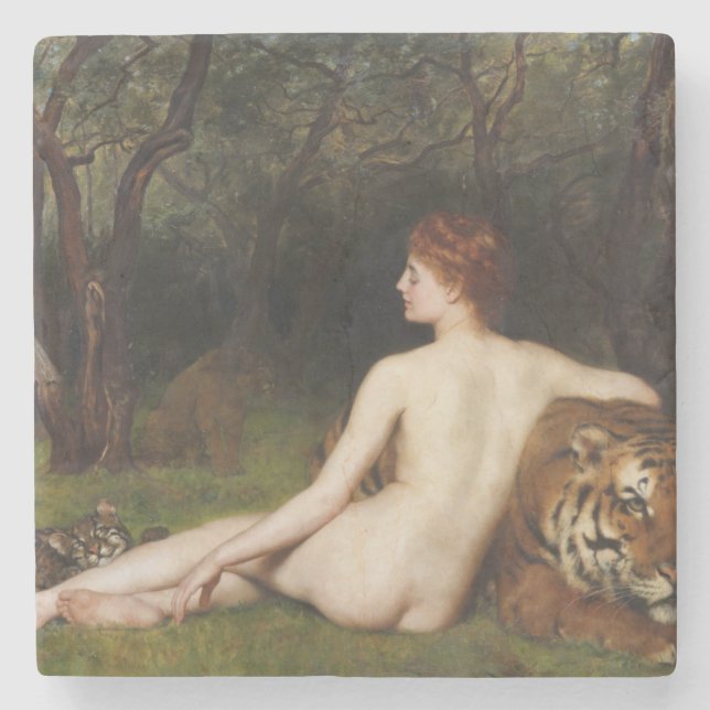 Posavasos De Piedra Circe (Magical Sensual Goddess) (by John Collier) (Anverso)