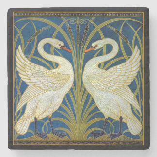 Posavasos De Piedra Cisnes Art Deco