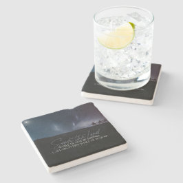 Posavasos De Piedra Cita de la Biblia Magi para navidades