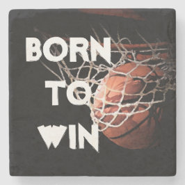 Posavasos De Piedra Cita motivacional diciendo que nació el básquetbol