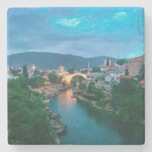 Posavasos De Piedra Ciudad de Mostar - Bosnia y Herzegovina