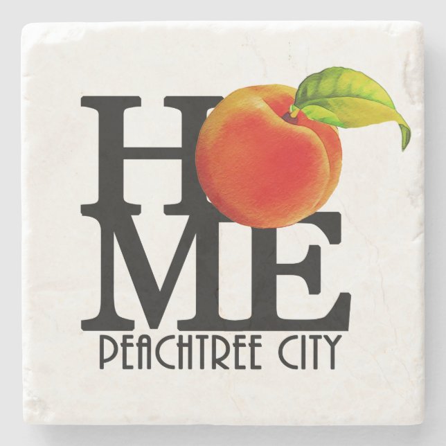 Posavasos De Piedra Ciudad de Peachtree Georgia (Anverso)