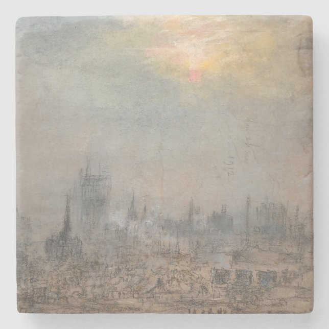 Posavasos De Piedra Ciudad histórica de Nueva York (Anverso)