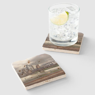 Posavasos De Piedra Ciudad - Pittsburgh, PA - puente de Smithfield
