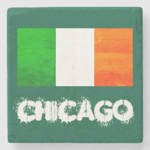 Posavasos De Piedra Ciudad ventosa Chicago Patrimonio Irlandés