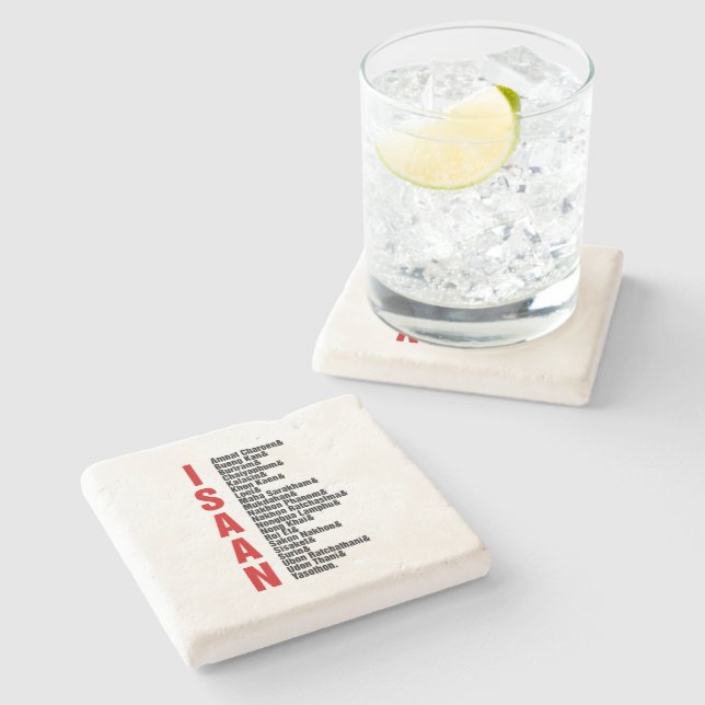 Posavasos De Piedra Ciudades de Isaán, Tailandia (Lateral)