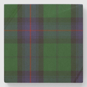 Posavasos De Piedra Clan Armstrong Tartan Plaid Stone Coaster