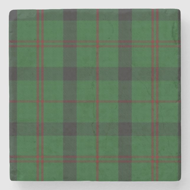 Posavasos De Piedra Clan Kincaid Tartan Plaid Stone Coaster (Anverso)