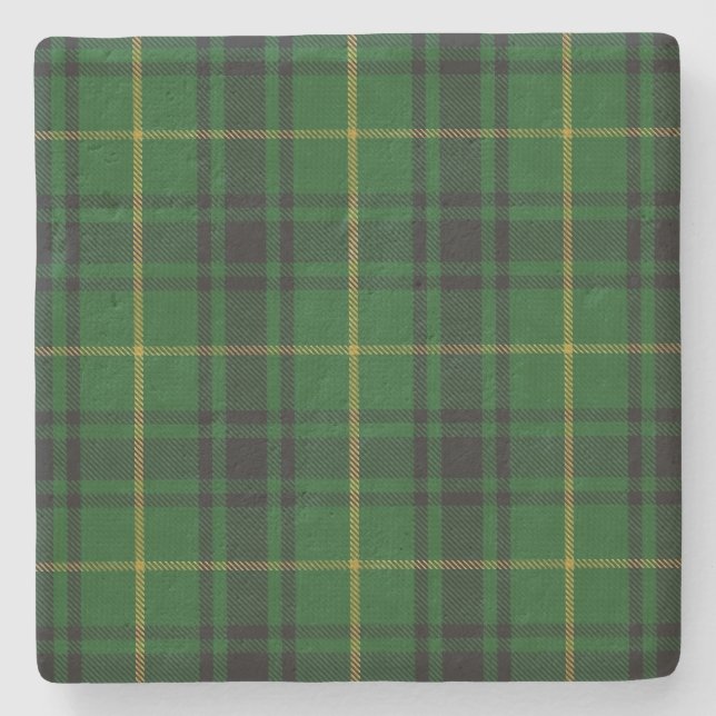 Posavasos De Piedra Clan MacArthur Tartan Plaid Stone Coaster (Anverso)