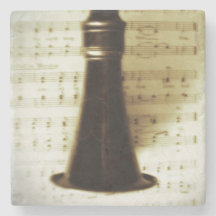 Clarinet de plata del vintage