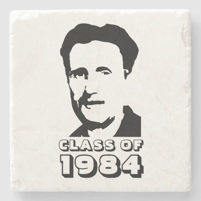 Posavasos De Piedra Clase de 1984 (George Orwell) (Anverso)