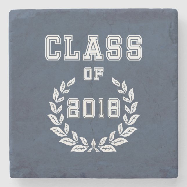 Posavasos De Piedra Clase de 2018 (Anverso)