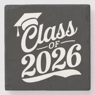 Posavasos De Piedra Clase de 2026 Graduado Orgulloso Graduación
