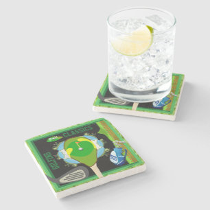 Posavasos De Piedra Clásicos de golf