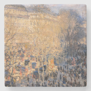 Posavasos De Piedra Claude Monet - Boulevard des Capucines en París