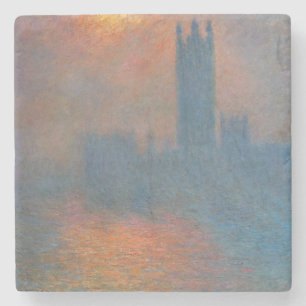 Posavasos De Piedra Claude Monet - Casas del Parlamento Londres