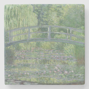 Posavasos De Piedra Claude Monet   El estanque acuático: Armonía verde