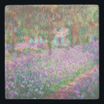 Posavasos De Piedra Claude Monet - El jardín del artista en Giverny<br><div class="desc">El jardín del artista en Giverny / Le Jardin de l'artiste a Giverny - Claude Monet,  1900</div>
