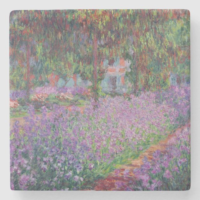 Posavasos De Piedra Claude Monet| El jardín del artista en Giverny (Anverso)