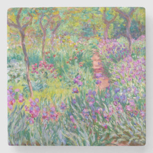 Posavasos De Piedra Claude Monet - El jardín del Iris en Giverny