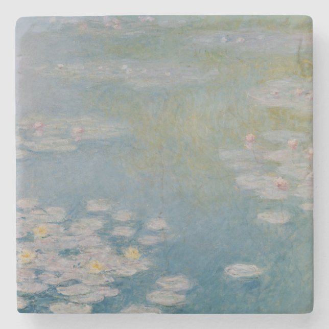 Posavasos De Piedra Claude Monet el | Nympheas en Giverny, 1908 (Anverso)