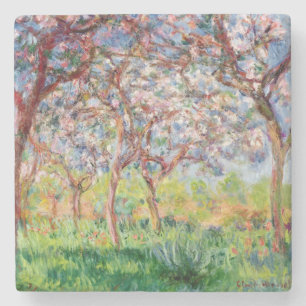 Posavasos De Piedra Claude Monet el   Printemps un Giverny, 1903