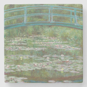 Posavasos De Piedra Claude Monet El puente japonés de 1899