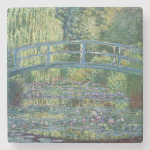 Posavasos De Piedra Claude Monet - Estanque de nenúfares, Armonía Verd