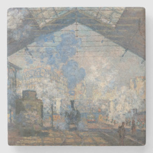 Posavasos De Piedra Claude Monet - La Estación Saint-Lazare