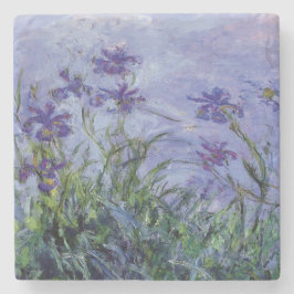Posavasos De Piedra Claude Monet Lilac Irises
