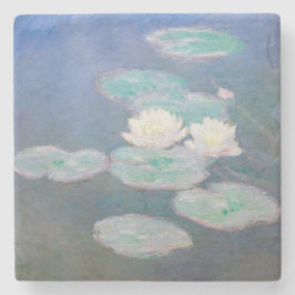 Posavasos De Piedra Claude Monet - Lilies de agua, efecto nocturno