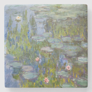 Posavasos De Piedra Claude Monet Nenúfares 1915 Arte Impresionista