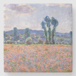 Posavasos De Piedra Claude Monet - Poppy Field 1890 (Giverny)