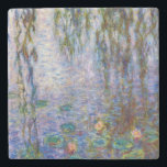 Posavasos De Piedra Claude Monet - Water Lilies<br><div class="desc">Lilies de agua/Nympheas por Claude Monet en 1916-1919</div>