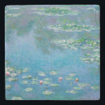 Posavasos De Piedra Claude Monet - Water Lilies 1906<br><div class="desc">Lilies de agua (Nympheas) - Claude Monet,  Petróleo en lienzo,  1906</div>