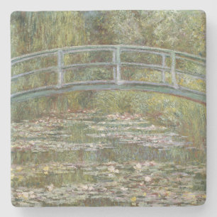 Posavasos De Piedra Claude Monet Water Lily Pond (puente japonés de fú