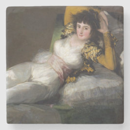 Posavasos De Piedra Clothed Maja (de Francisco Goya)