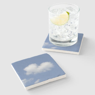 Posavasos De Piedra Cloud Heart