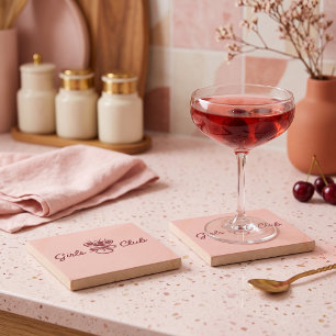 Posavasos De Piedra Club de Chicas