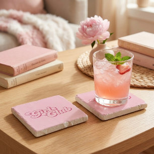 Posavasos De Piedra Club de Chicas Stone Coaster