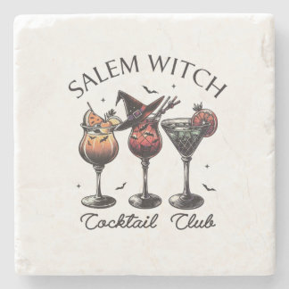 Posavasos De Piedra Club de cócteles de Salem