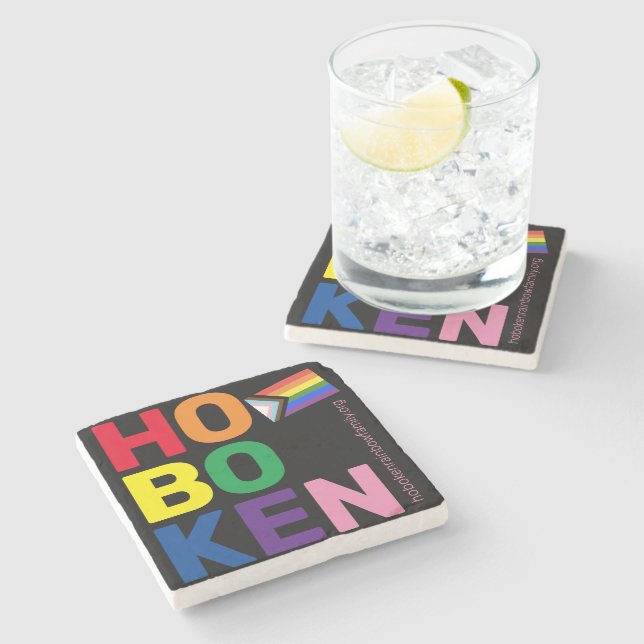 Posavasos De Piedra Coaster de HRF (Lateral)